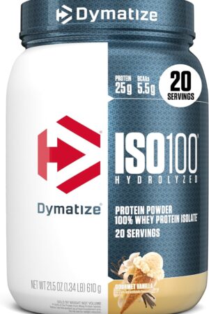 Dymatize Nutrition ISO100 - Gourmet Vanilla 20 srv